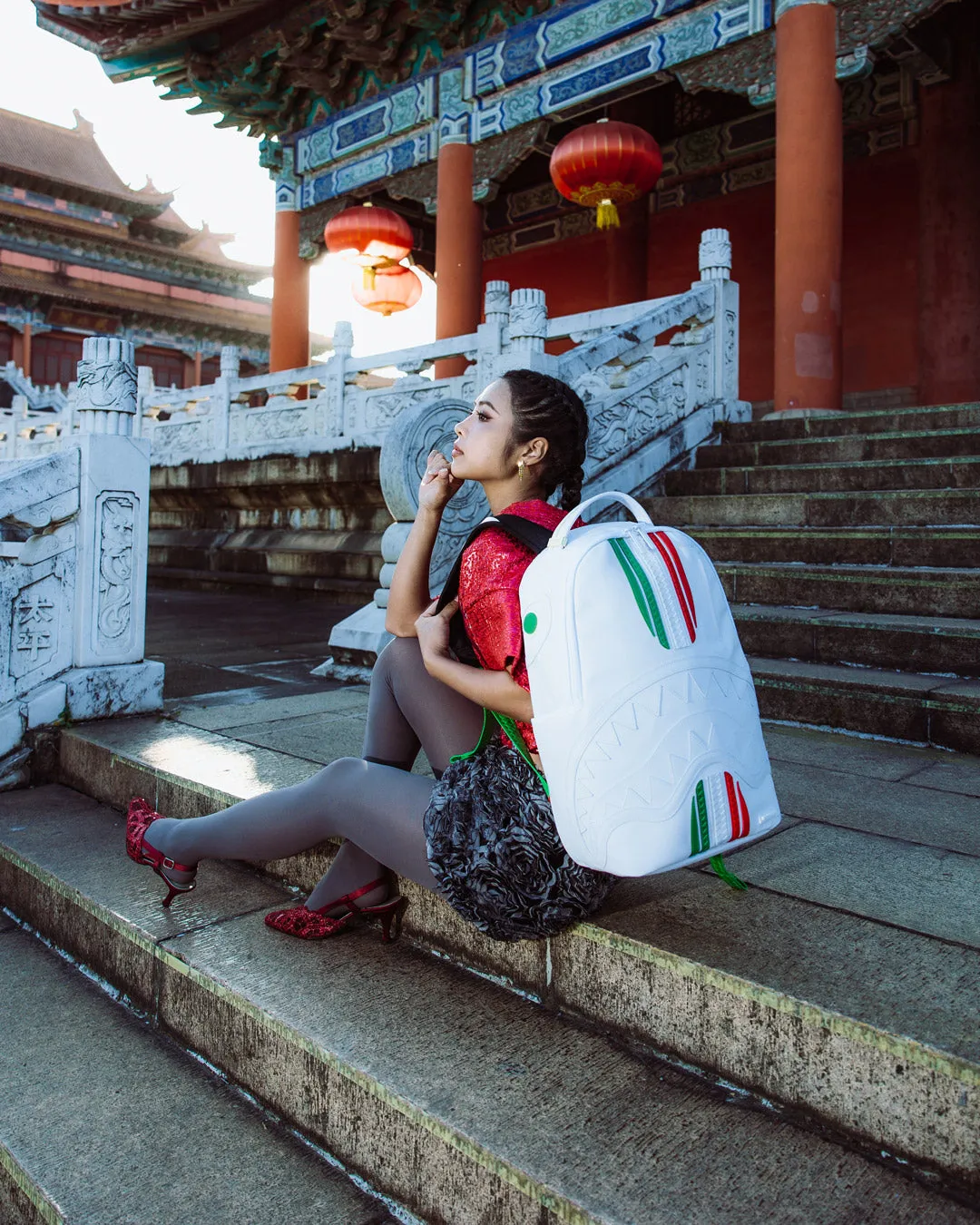 SHARKS IN PARIS GT ITALIA BACKPACK sold by Sprayground product image thumbnail 4