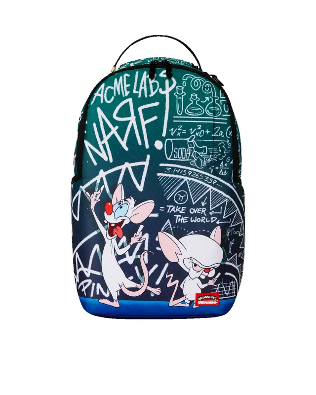 PINKY AND THE BRAIN TAKIN OVER THE WORLD DLXR BACKPACK sold by Sprayground