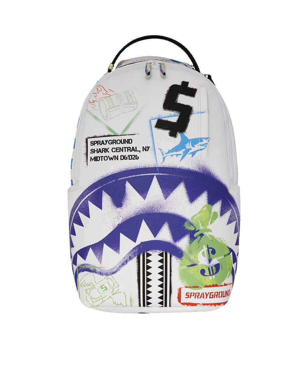 SHARK CENTRAL CUT OUT FOR GREATNESS DLXSV BACKPACK sold by Sprayground