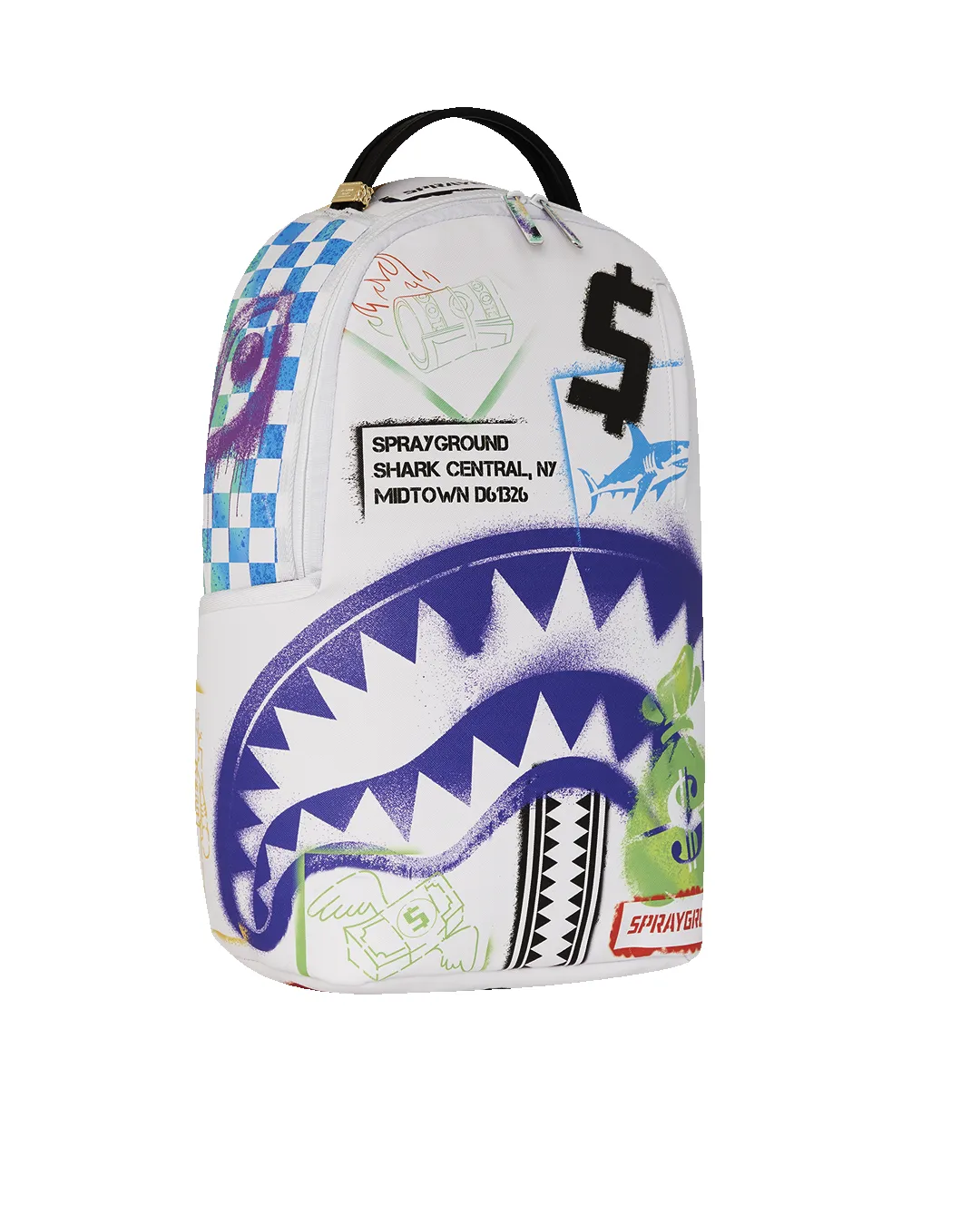 SHARK CENTRAL CUT OUT FOR GREATNESS DLXSV BACKPACK sold by Sprayground product image thumbnail 3