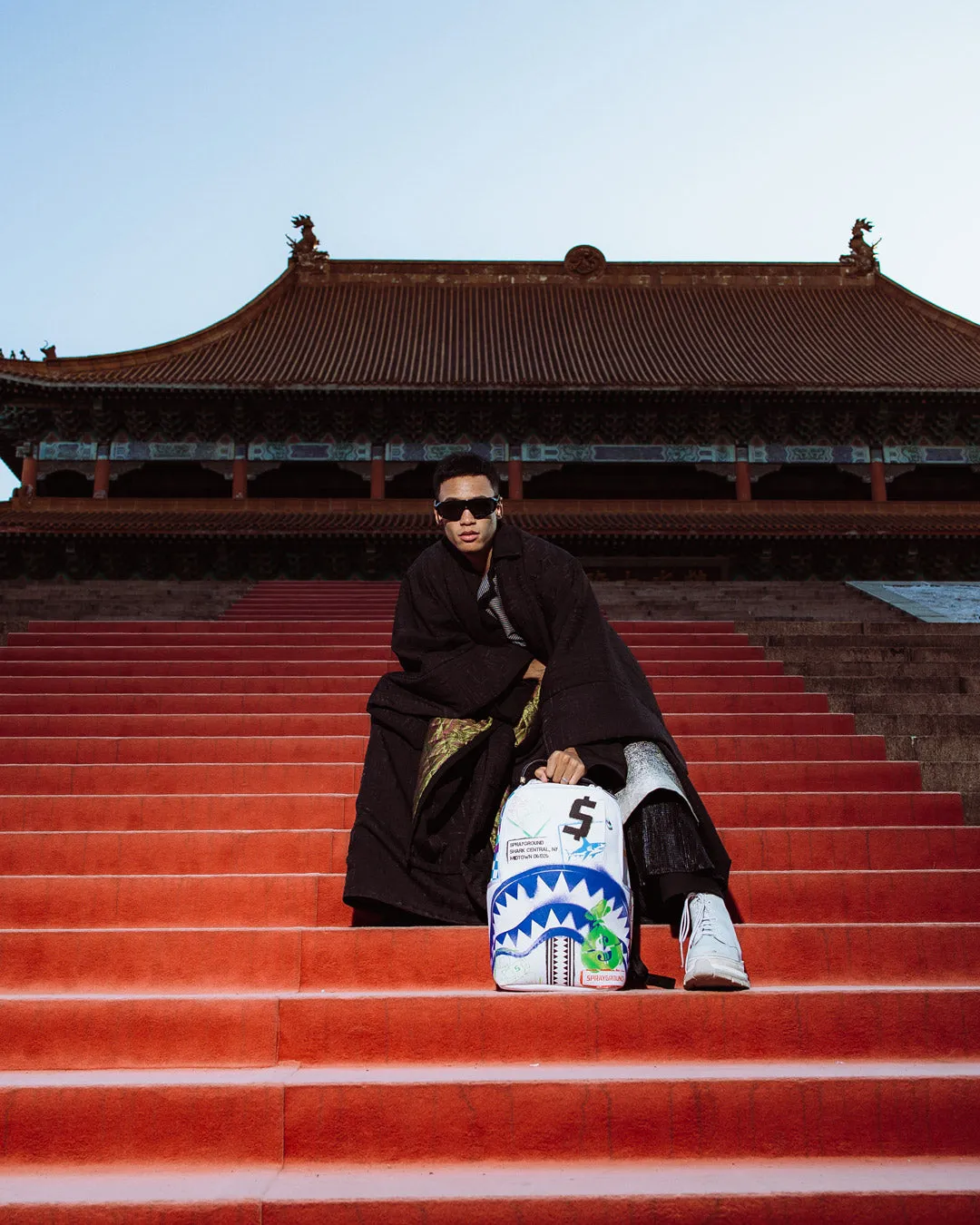 SHARK CENTRAL CUT OUT FOR GREATNESS DLXSV BACKPACK sold by Sprayground product image thumbnail 4