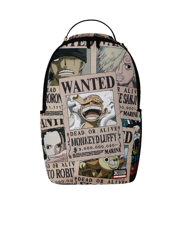 ONE PIECE WANTED SHARK POSTERS BACKPACK sold by Sprayground