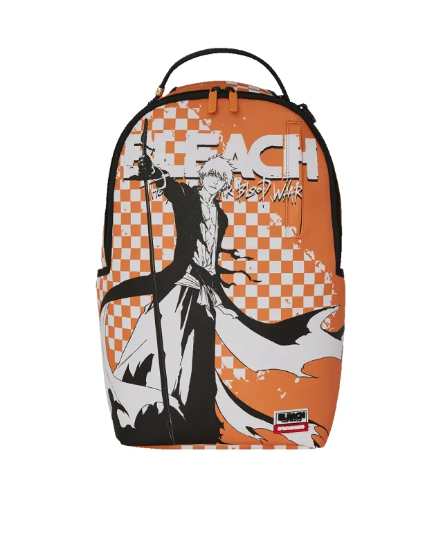 BLEACH: THOUSAND-YEAR BLOOD WAR ICHIGO CHECKER DLXV BACKPACK sold by Sprayground