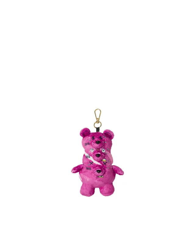 TRIPLE PINK BEAR KEYCHAIN sold by Sprayground
