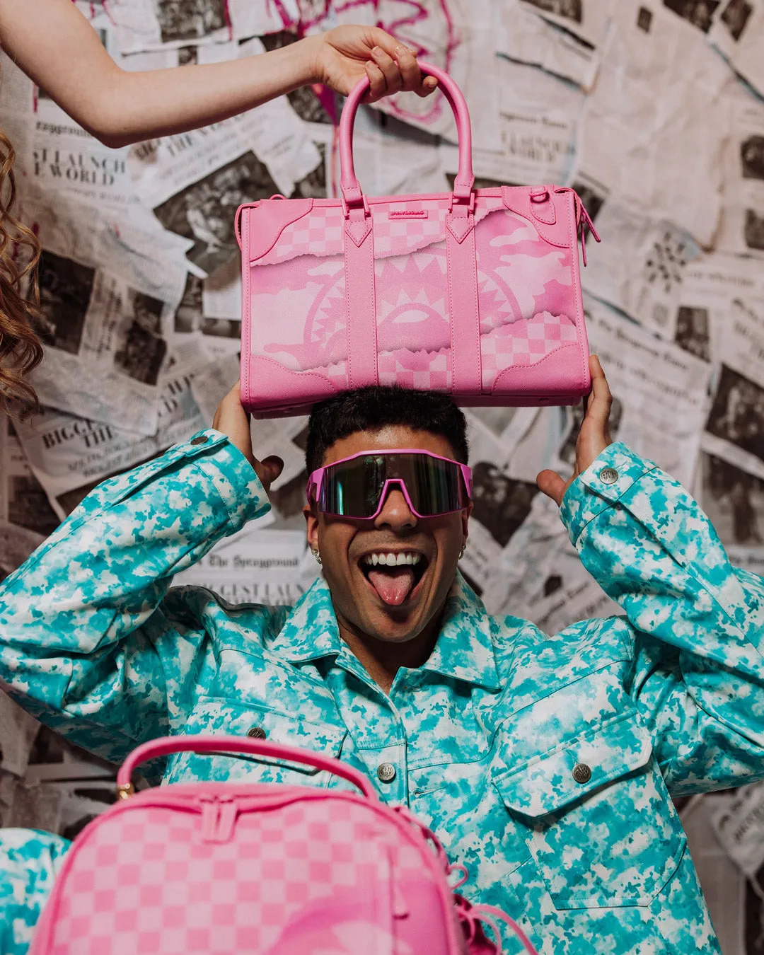 3AM TURNT MINI PYRAMID DUFFLE sold by Sprayground product image thumbnail 4