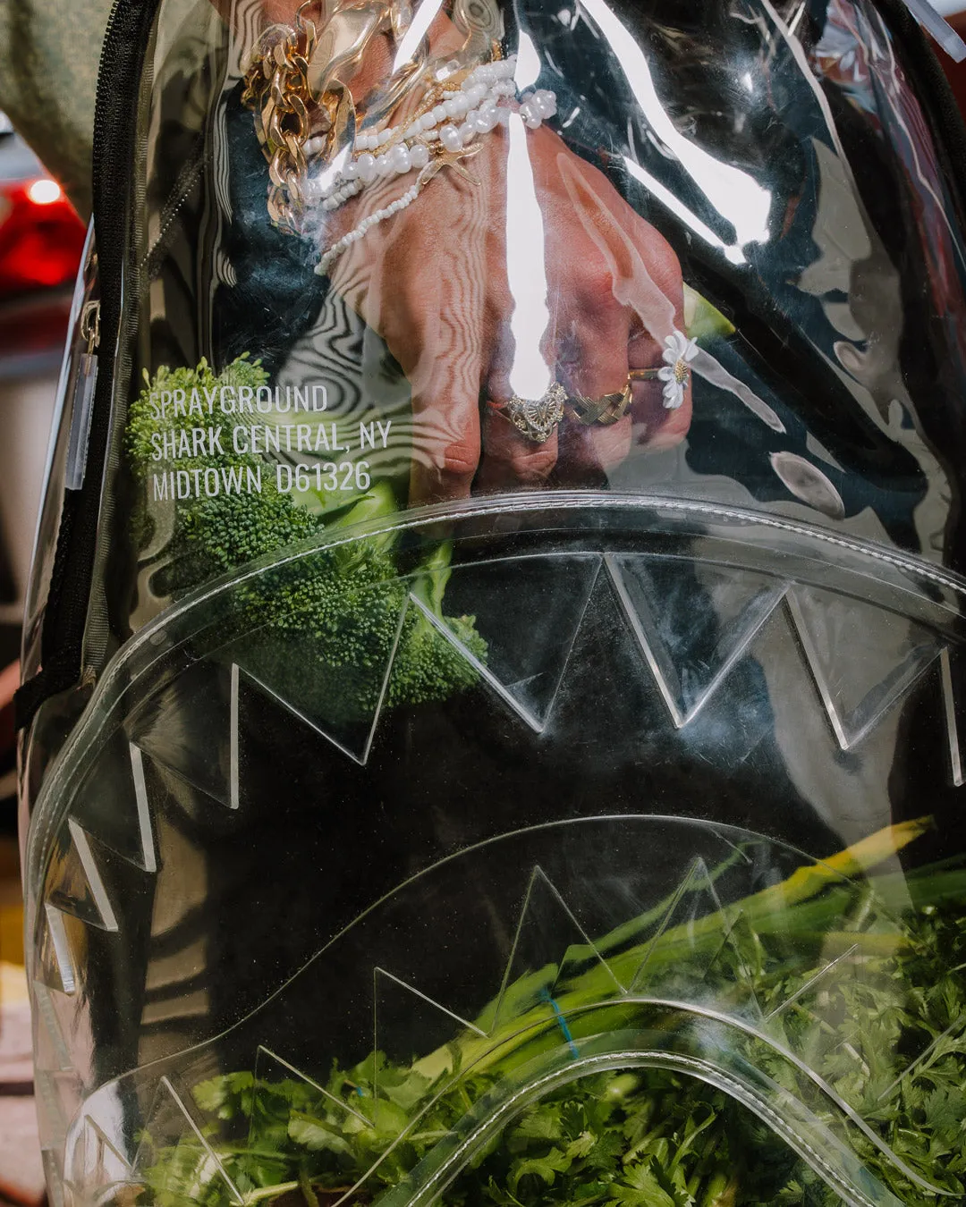 CLEAR BACKPACK - SHARK CENTRAL sold by Sprayground product image thumbnail 4