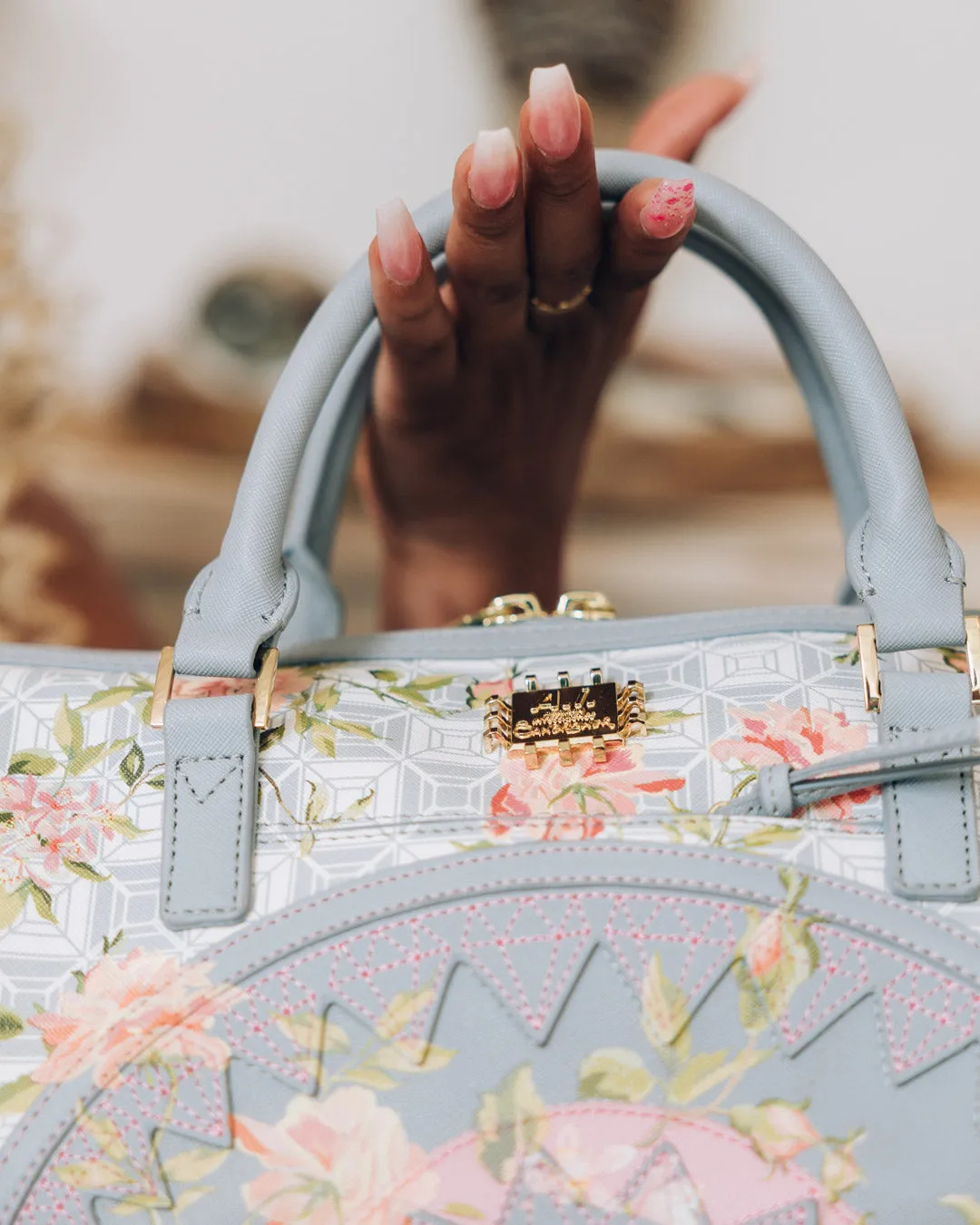 A.I. AFRICAN INTELLIGENCE ELEGANT ENERGY MINI DUFFLE - SANDFLOWER COLLAB sold by Sprayground product image thumbnail 2