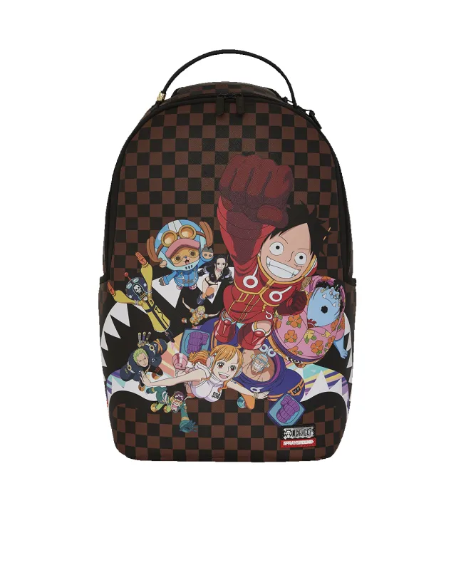 ONE PIECE EGGHEAD CREW BACKPACK sold by Sprayground