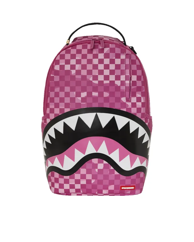 PINK CAMOCHECK BACKPACK sold by Sprayground