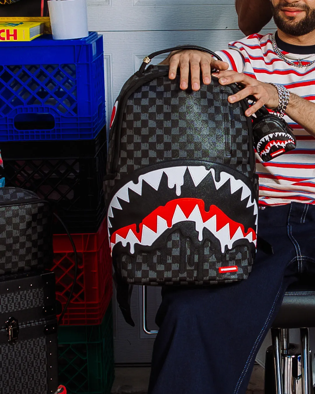SHARKS IN PARIS THUNDERDRIP BACKPACK sold by Sprayground product image thumbnail 2