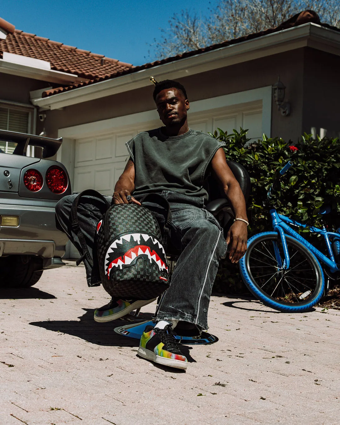 SHARKS IN PARIS THUNDERDRIP BACKPACK sold by Sprayground product image thumbnail 4