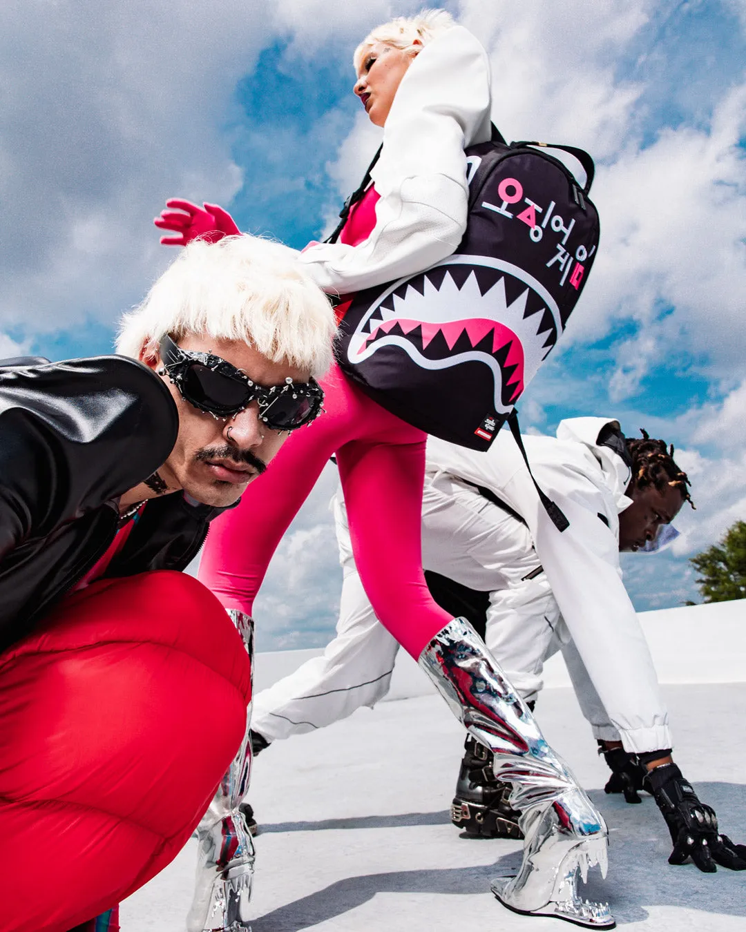 SQUID GAME COLLAB LOGO LOCKUP BACKPACK sold by Sprayground product image thumbnail 2