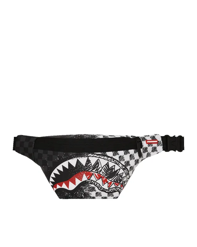 SCRIBBLE DRIBBLE CHECK SAVVY CROSSBODY sold by Sprayground