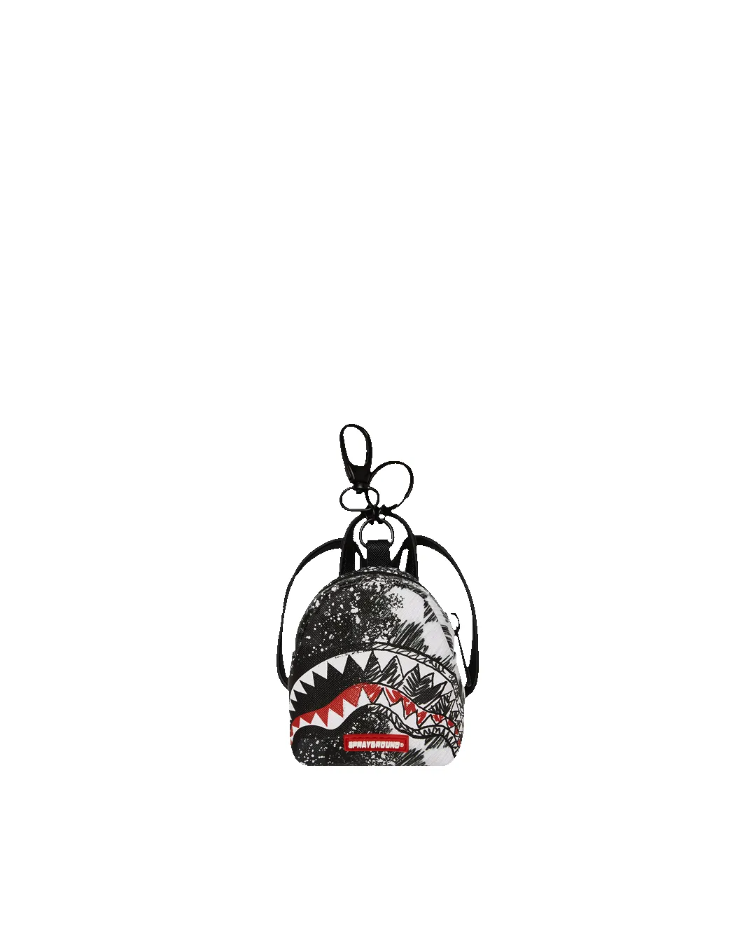 SCRIBBLE DRIBBLE CHECK BACKPACK KEYCHAIN sold by Sprayground