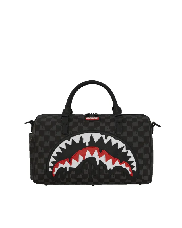 Sprayground Drip Check Shark Savvy Crossbody Bag Multi