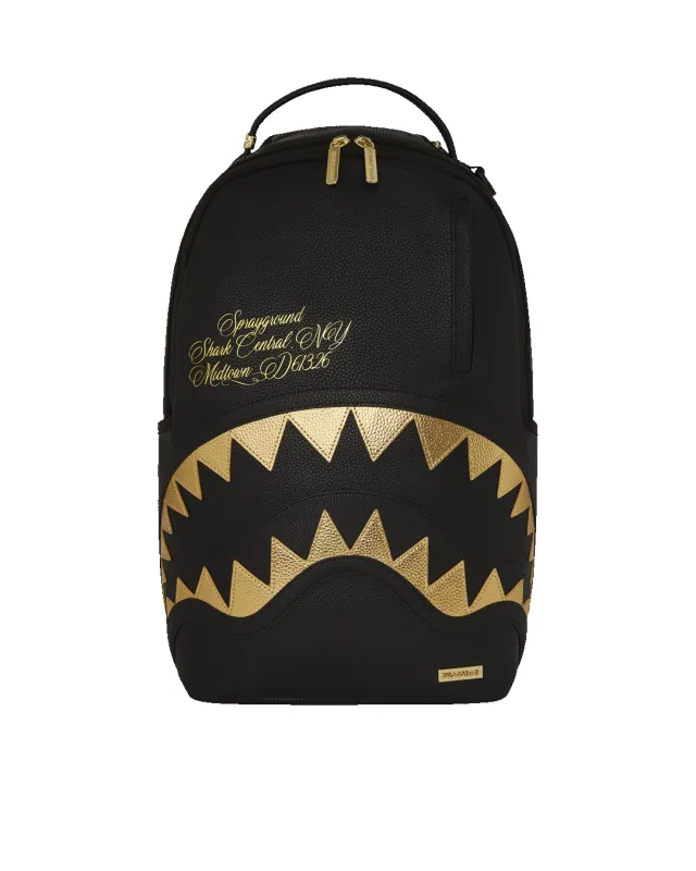 SHARK CENTRAL GILDED BITE BACKPACK sold by Sprayground
