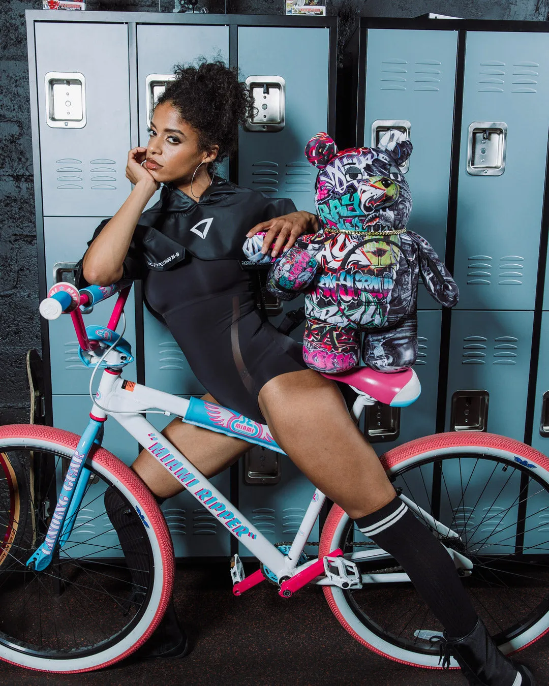 NEW CITY ANDROID MONEYBEAR TEDDYBEAR BACKPACK sold by Sprayground product image thumbnail 2