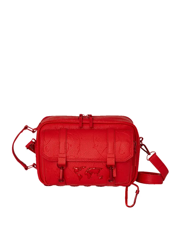 JAMES FIRST CLASS RUBY RED CROSSBODY sold by Sprayground