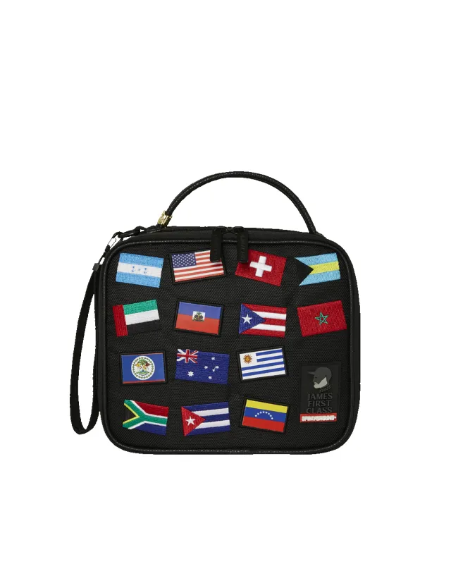 JAMES FIRST CLASS GLOBAL FLAGS SNACKPACK sold by Sprayground
