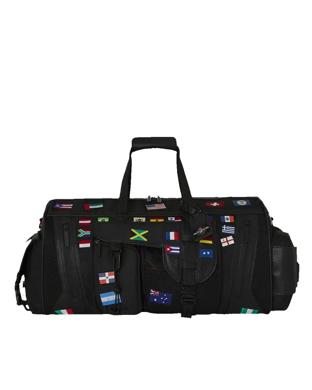 JAMES FIRST CLASS GLOBAL FLAGS SPECIAL OPS DUFFLE sold by Sprayground