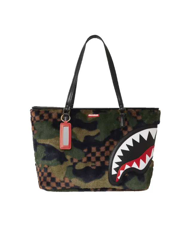BIG SKY FUR SHARK TOTE sold by Sprayground