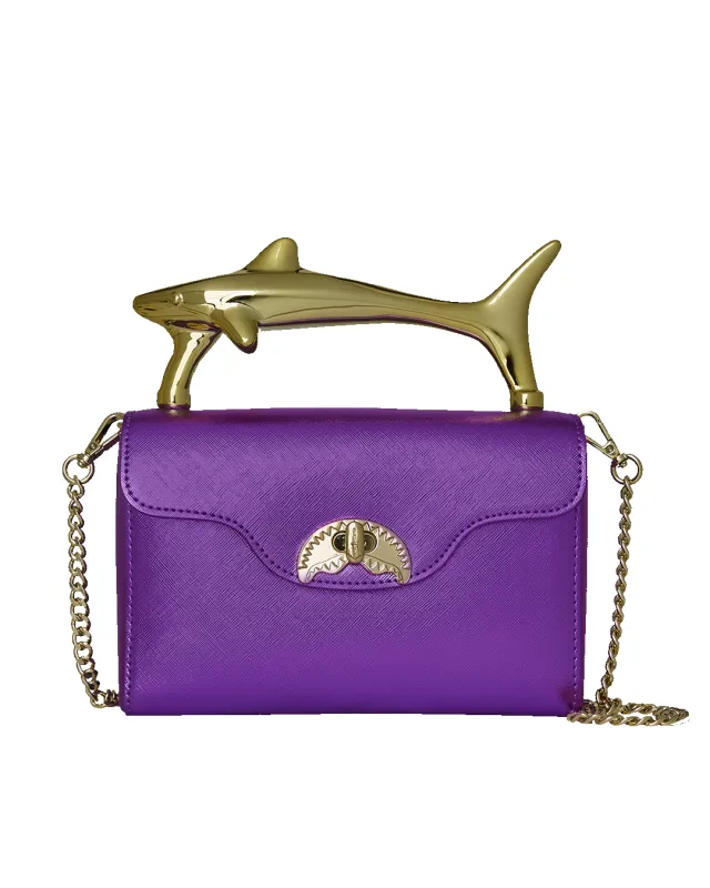 SHARKS OF THE GOLD OCEAN CLUTCH sold by Sprayground