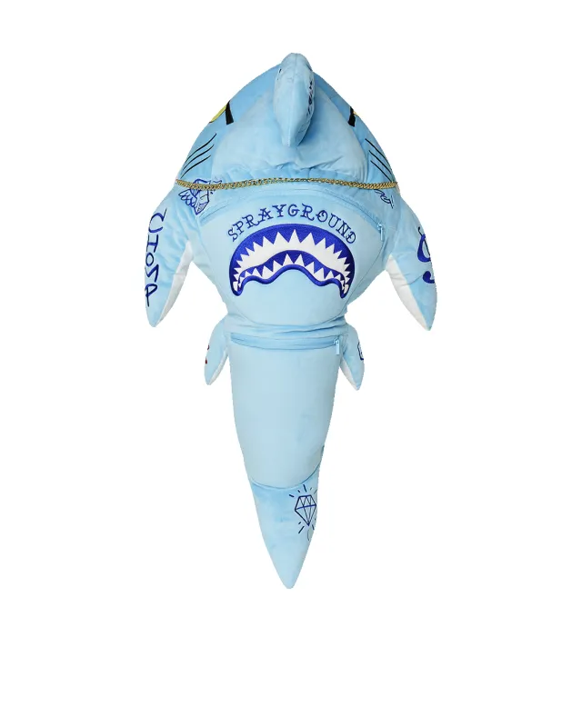 STUFFED SAVAGE HOODY BACKPACK SHARK sold by Sprayground