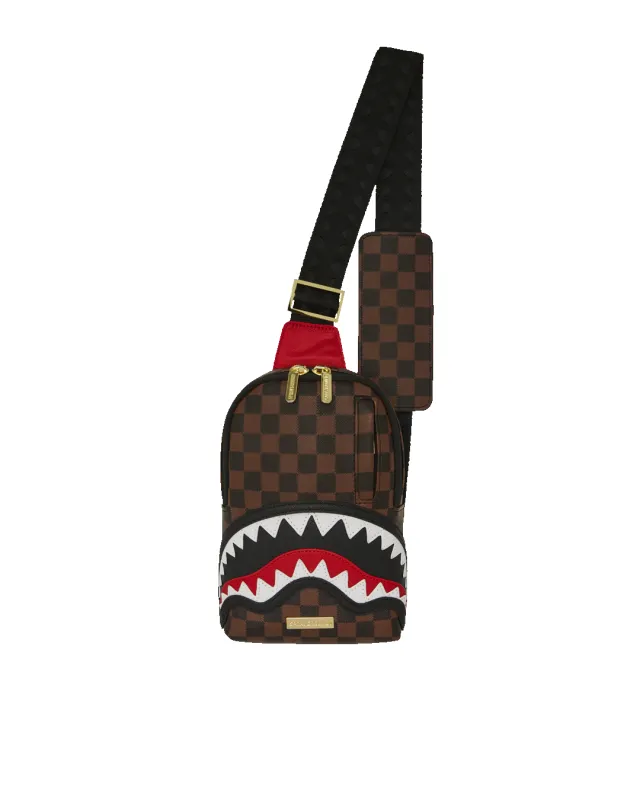 SAWTOOTH SHARKS IN PARIS ONE-STRAP SLING sold by Sprayground