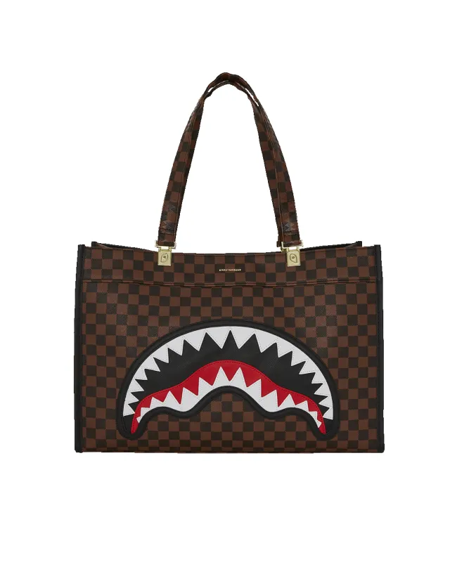 SAWTOOTH SHARKS IN PARIS TORTUGA TOTE sold by Sprayground