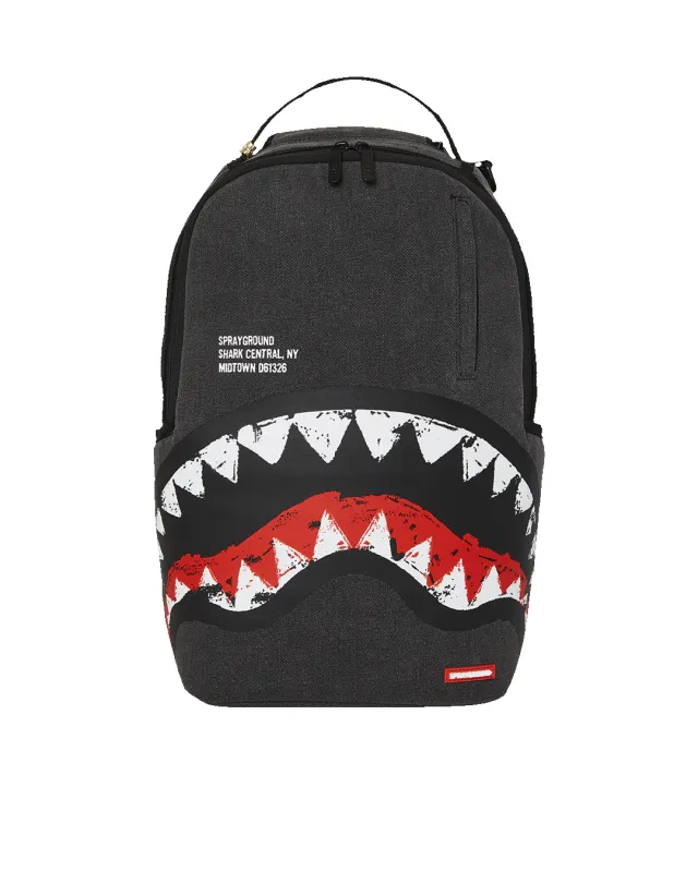 SHARK CENTRAL DENIM VENOM BACKPACK sold by Sprayground