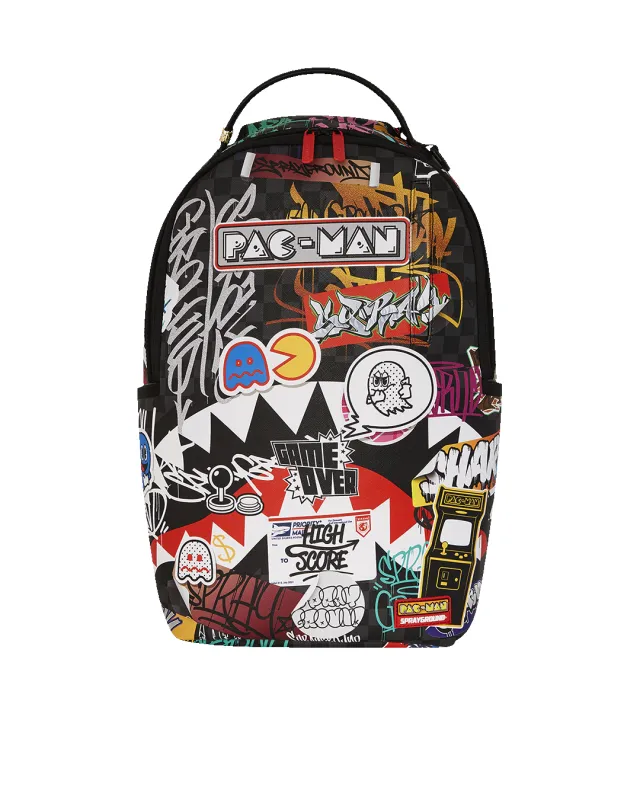 PACMAN LEVELED-UP ART BACKPACK sold by Sprayground