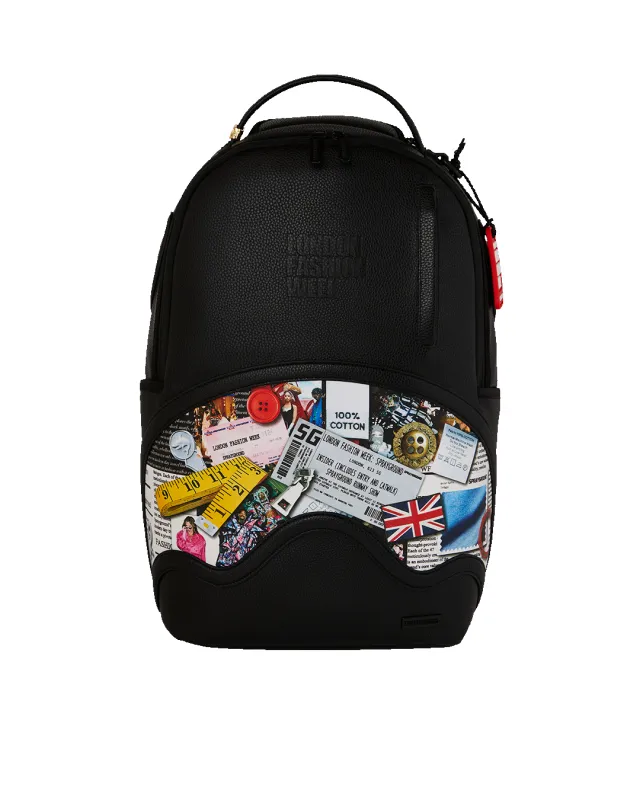 LONDON FASHION WEEK MOODBOARD MONTAGE BACKPACK made by Sprayground