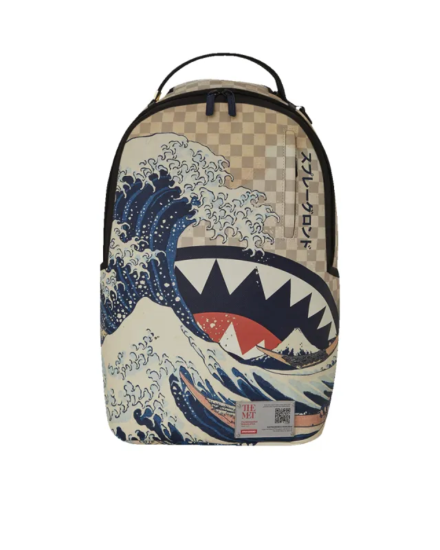 THE MET HOKUSAI GREAT WAVE BACKPACK sold by Sprayground