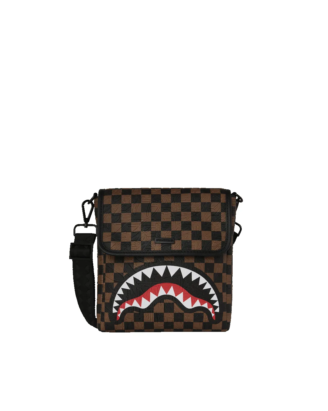 THE PRIVATE JET SHARK CLUB MESSENGER SLING sold by Sprayground