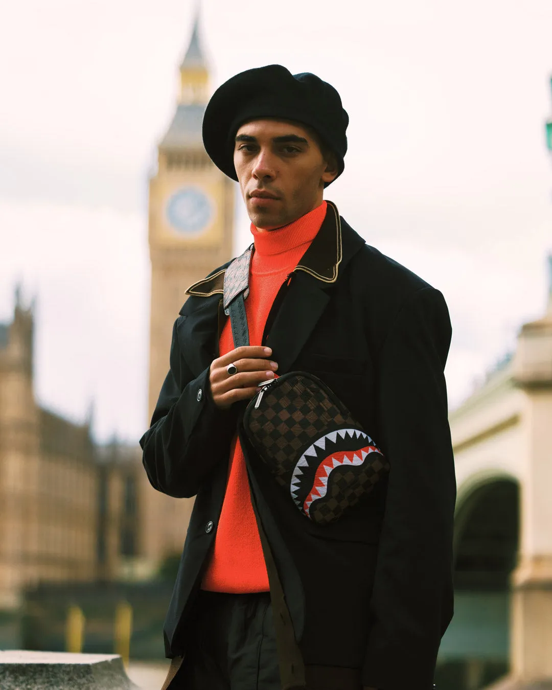 THE PRIVATE JET SHARK CLUB BACKPACK SLING sold by Sprayground product image thumbnail 2