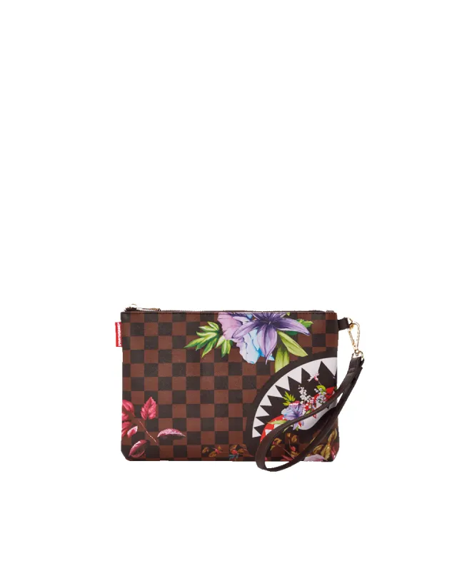 GARDEN OF SHARKS CROSSOVER CLUTCH sold by Sprayground