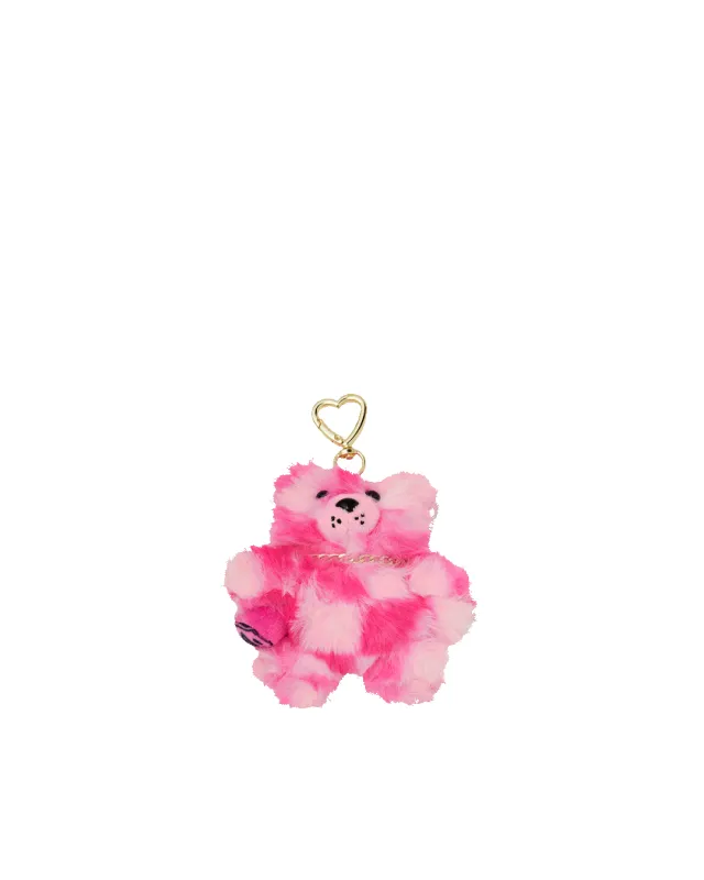 FURZILLA SHARK (PINK CHECK) KEYCHAIN made by Sprayground