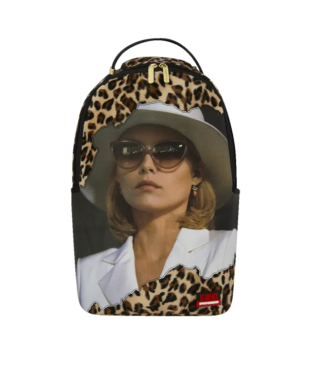 SCARFACE ELVIRA STATE OF MIND BACKPACK sold by Sprayground