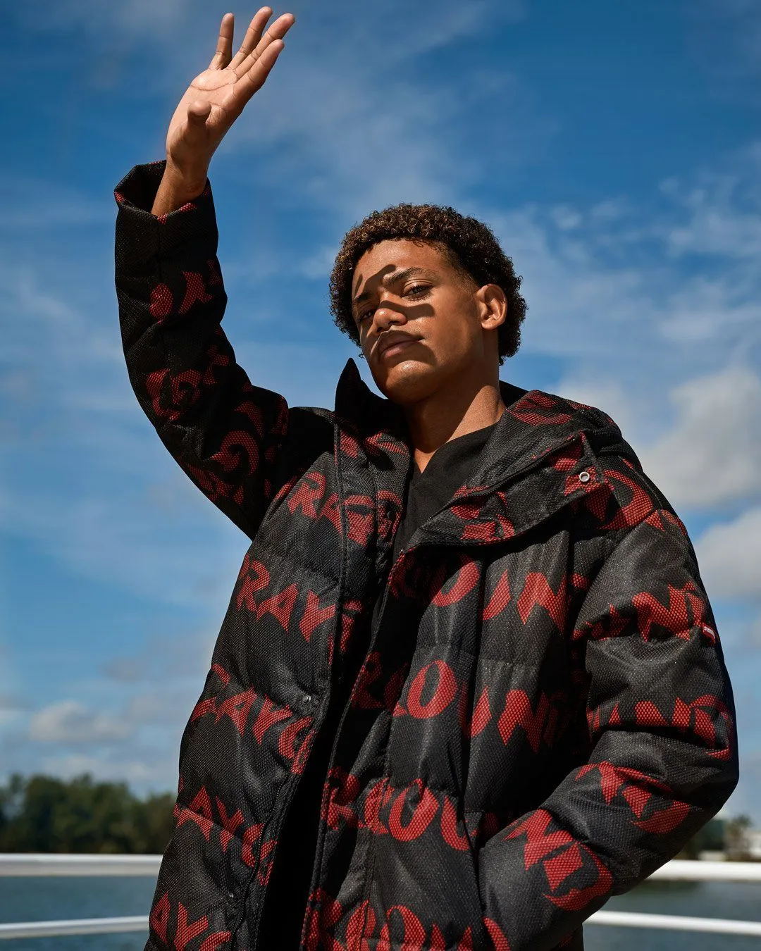 SG GRAFFITI PUFFER JACKET BLACK sold by Sprayground product image thumbnail 4