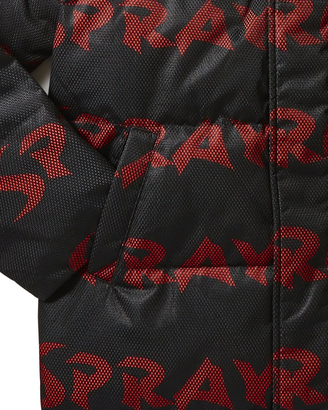 SG GRAFFITI PUFFER JACKET BLACK sold by Sprayground product image thumbnail 5