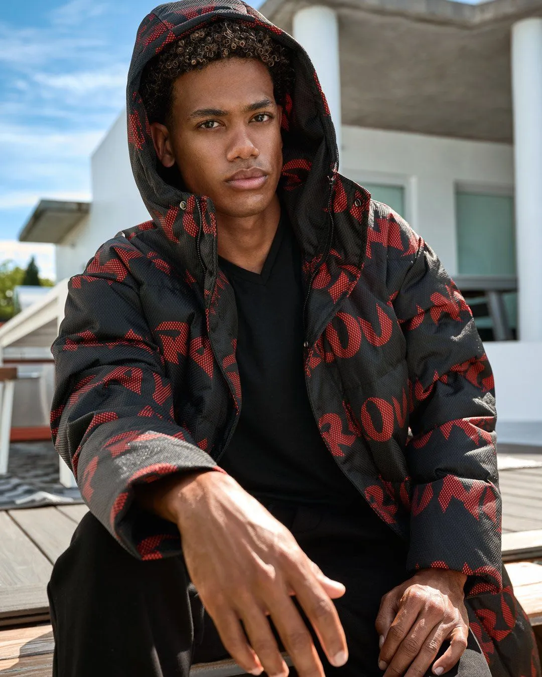 SG GRAFFITI PUFFER JACKET BLACK sold by Sprayground product image thumbnail 2