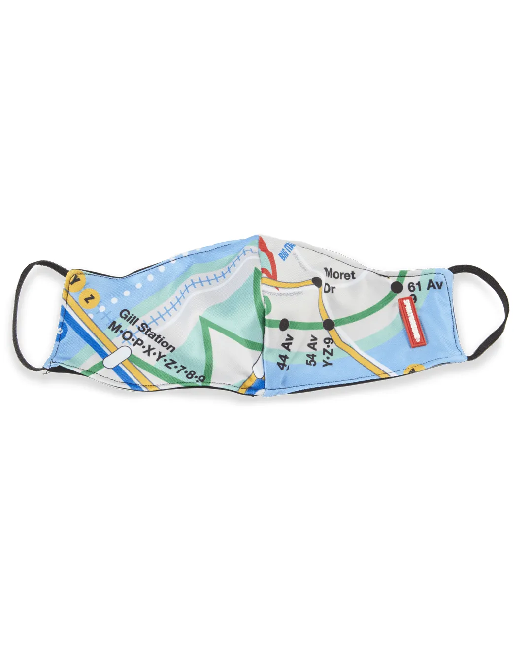 NYC SHARK MAP MASK (FORM-FITTING) sold by Sprayground product image thumbnail 4