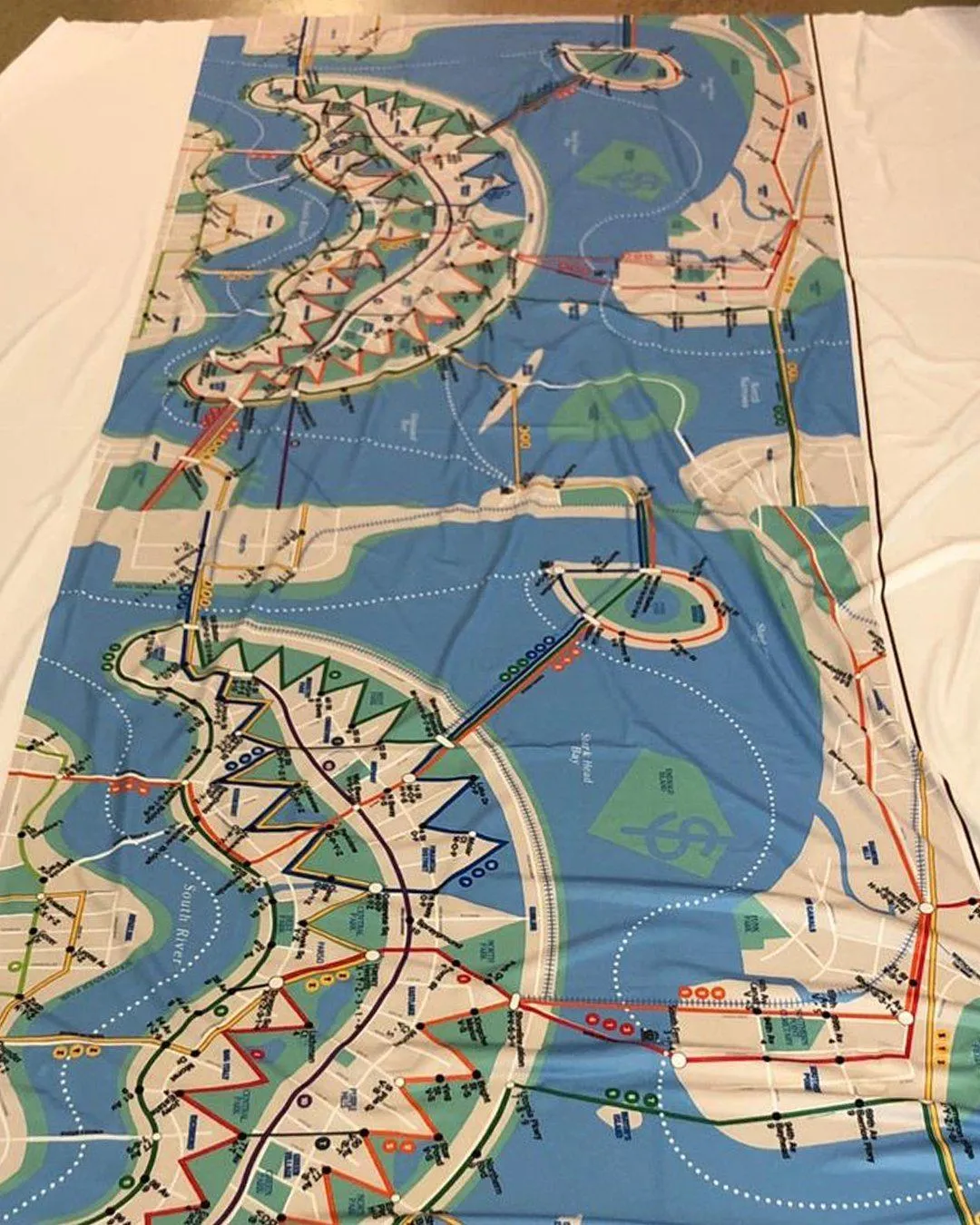 NYC SHARK MAP MASK (FORM-FITTING) sold by Sprayground product image thumbnail 5