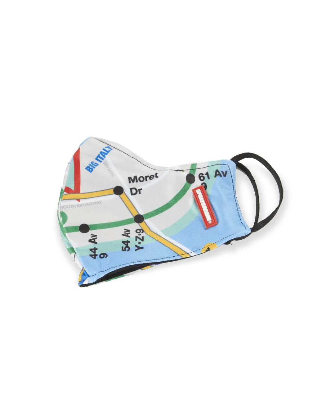 NYC SHARK MAP MASK (FORM-FITTING) sold by Sprayground product image thumbnail 2