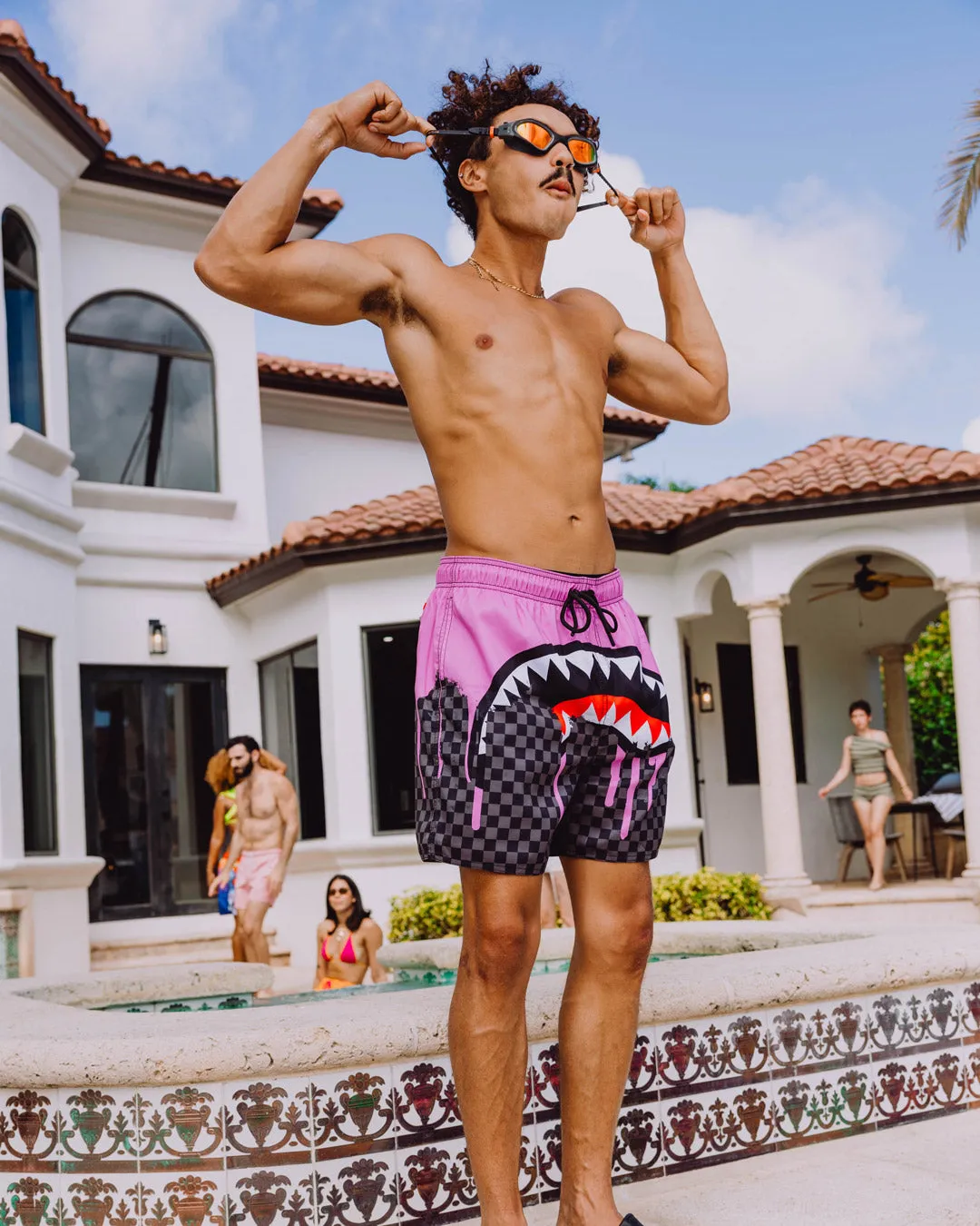 OCEAN DRIP CHECK SWIM SHORT sold by Sprayground product image thumbnail 2