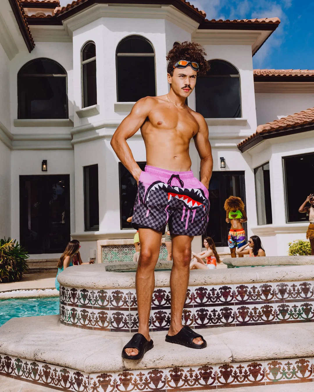 OCEAN DRIP CHECK SWIM SHORT sold by Sprayground product image thumbnail 4