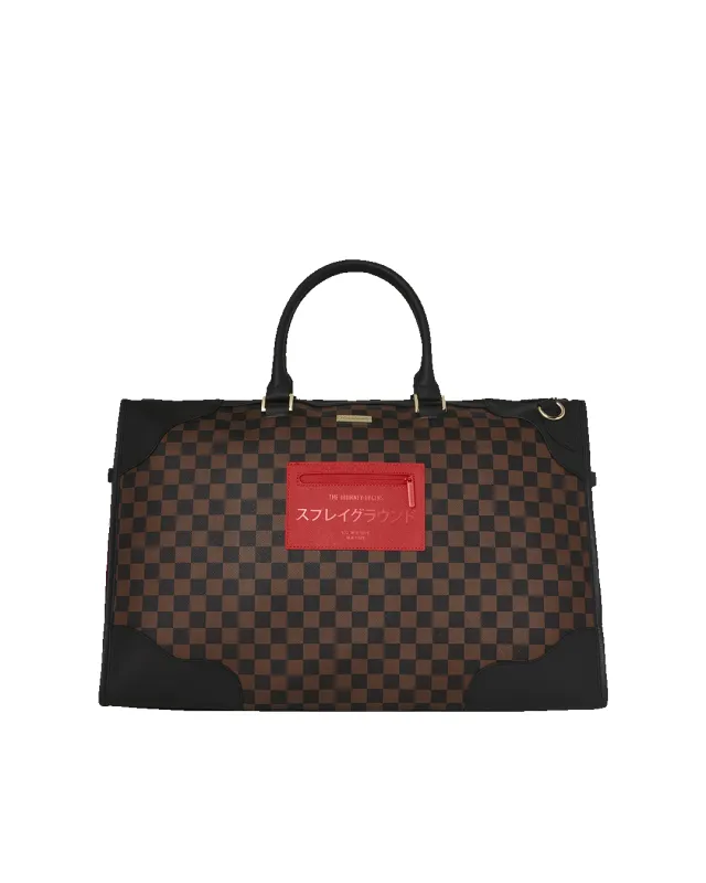 KATANA CHECK BOSS PYRAMID DUFFLE made by Sprayground