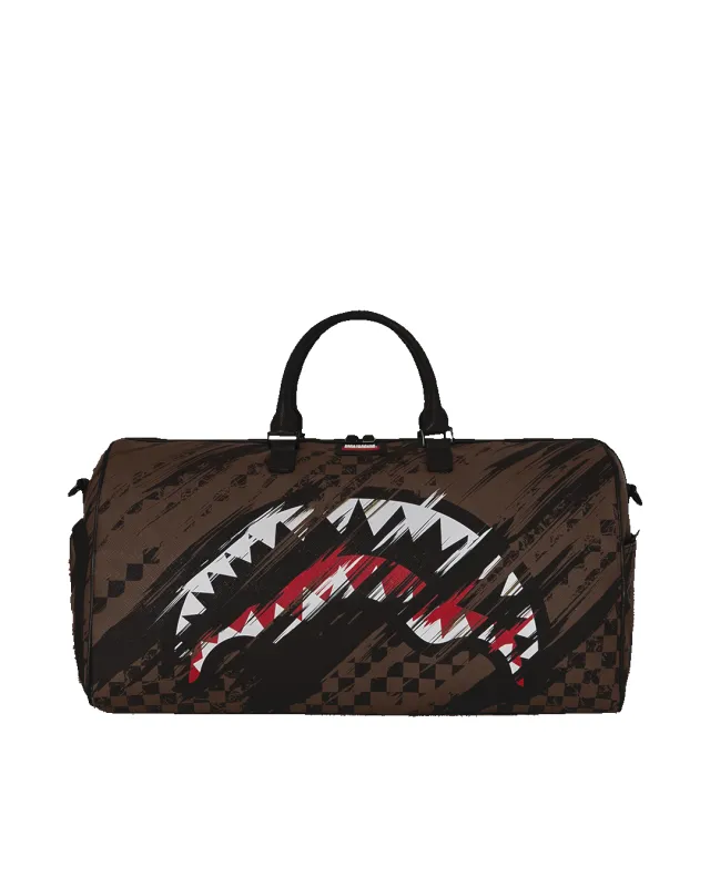 SHARKS IN PARIS NIGHT DRIFT DUFFLE made by Sprayground