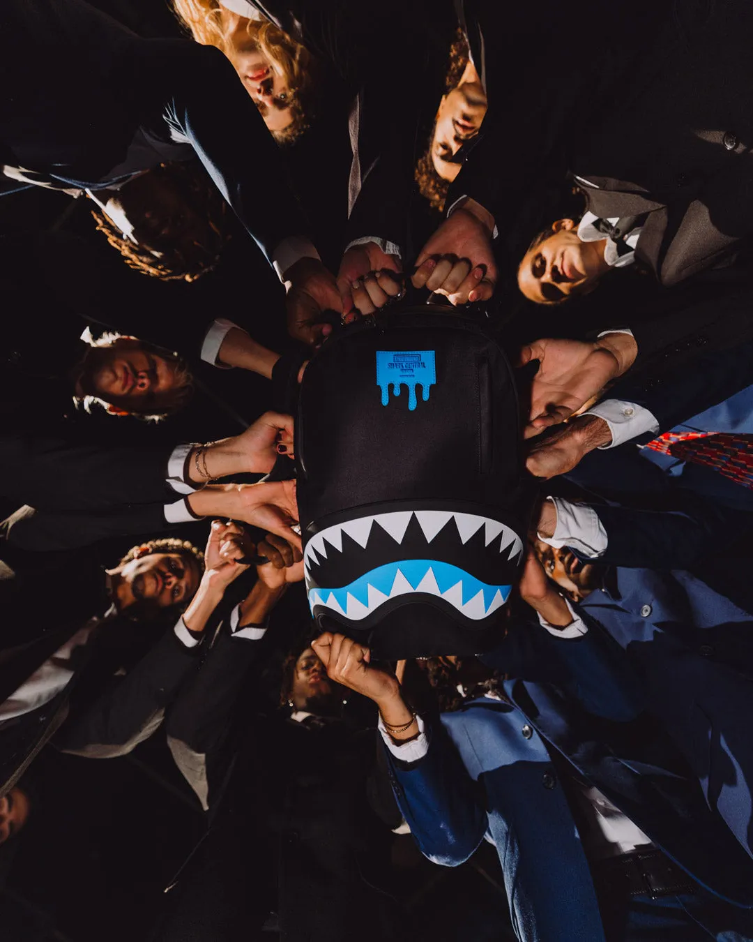SHARK CENTRAL PASSPORT (BLUE) BACKPACK sold by Sprayground product image thumbnail 2