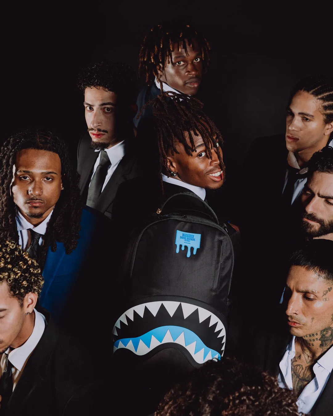 SHARK CENTRAL PASSPORT (BLUE) BACKPACK sold by Sprayground product image thumbnail 4